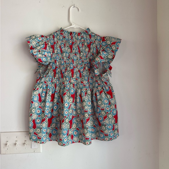 Tuckernuck Floral Top - Red and Turquoise - Picture 5 of 5